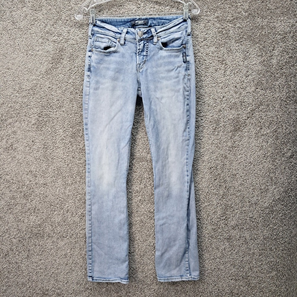 Silver Jeans Co Suki Slim Bootcut Light Wash Denim Jeans W26 L31 L93616SSX171